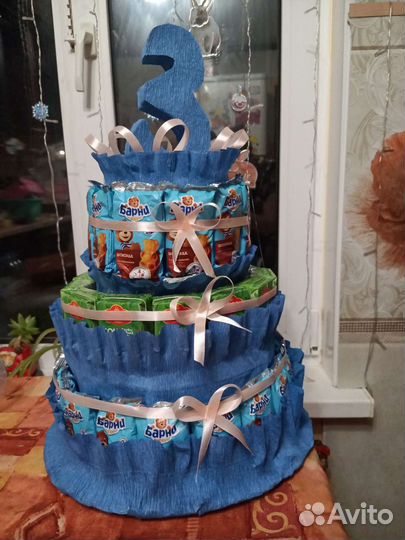 Торт для соков и Барни под заказ