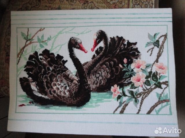 Влюбленная парочка, гобелен свежая авторская