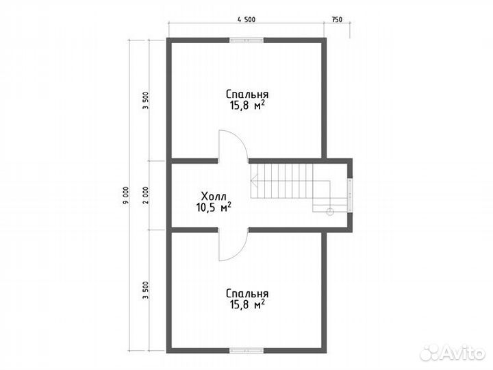 Дом из бруса 9 на 6