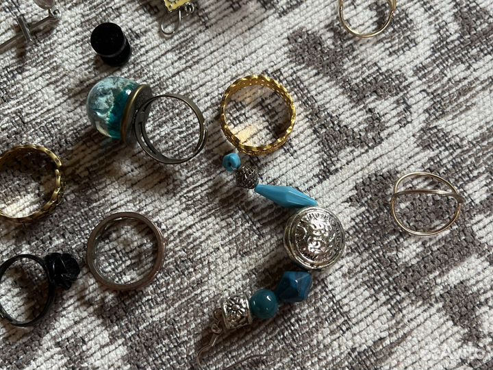 Серьги и кольцо