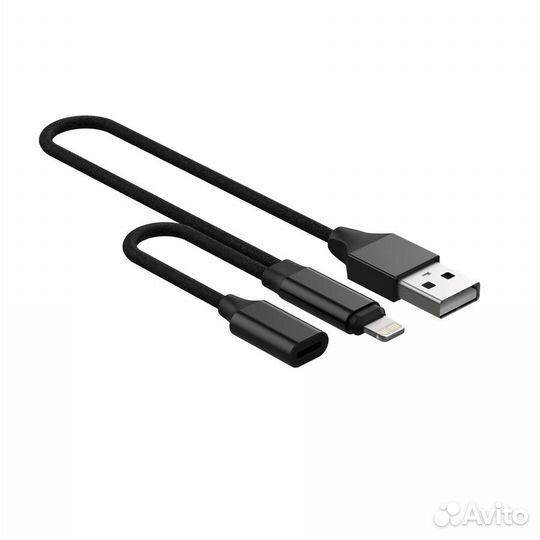 Адаптер Devia Jet Audio Lightning to 3.5mm + заряд