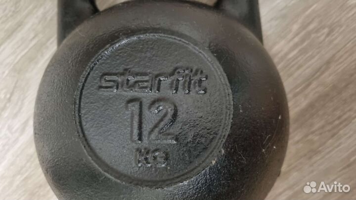 Гиря Starfit 12 кг чугунная