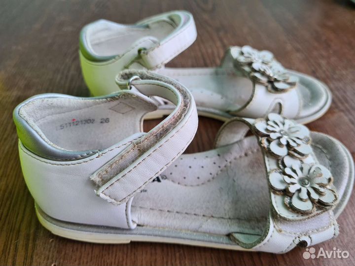 Босоножки для девочки 26 размер