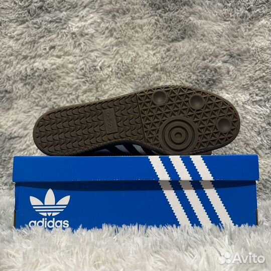 Adidas Samba OG White Navy Collegiate Green