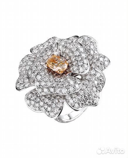 Кольцо RalfDiamonds Flower 5.82 ct White Gold & Diamonds RDR