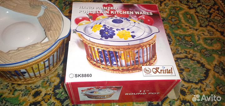 Кастрюля керамическая новая 3 л