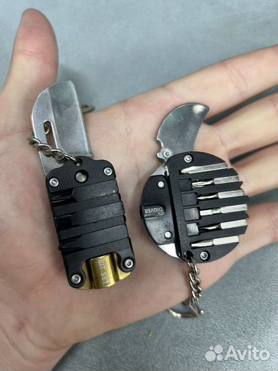 Нож брелок мультитул