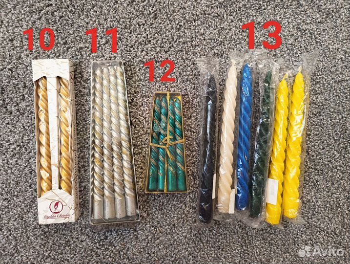 Декоративные свечи