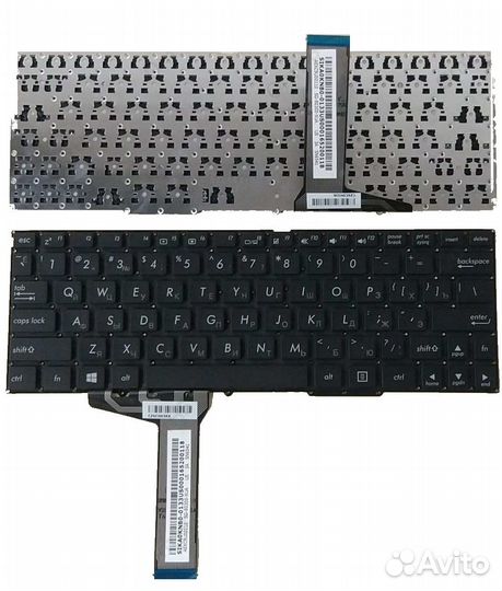 Клавиатура для ноутбука Asus T100, T100TA черная