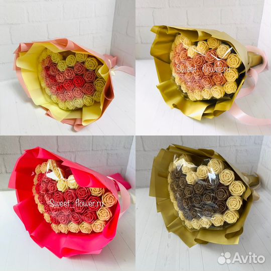 Букет из шоколадных роз