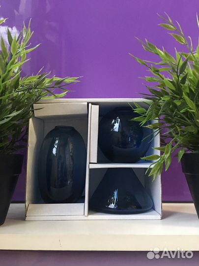 Икеа хестморгон. Набор из 3 ваз