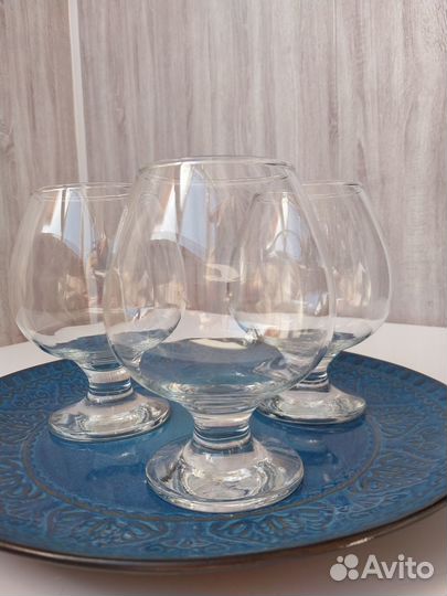 Бокалы для коньяка 3 шт набор