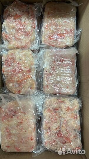 Филе и салатное мясо краба стригуна 6-8 см