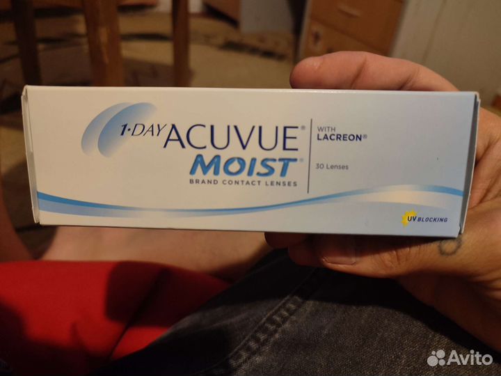 Линзы контактные acuvue oasys, acuvue moist.+3.50