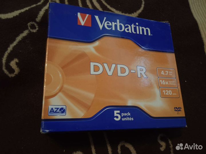 Диски DVD-R (5шт.)