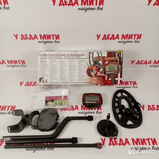 Б/У металлоискатель Fisher F44 катушка 11