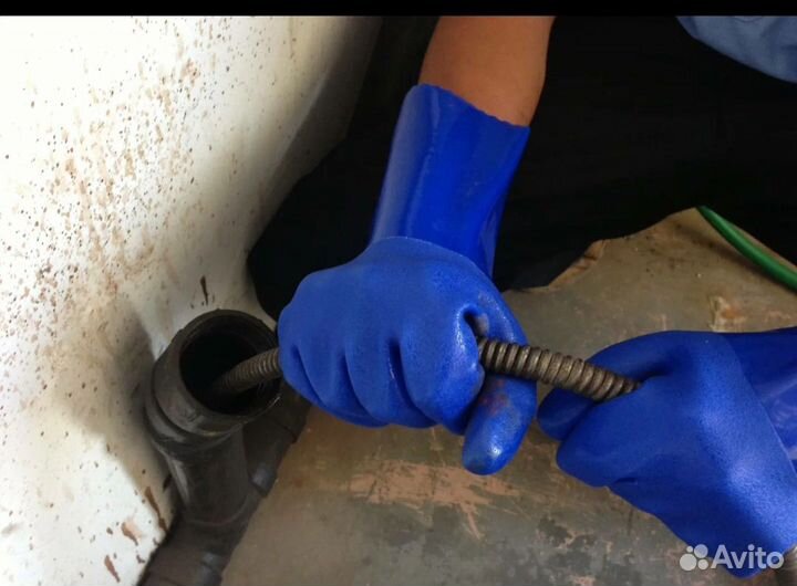 Устранение засора/ прочистка канализации/ чистка