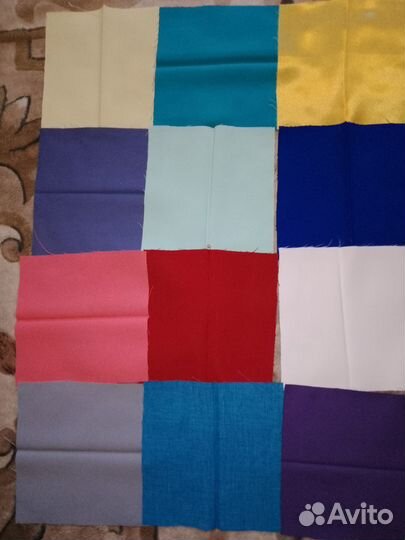 Отрезы тканей для пэчворка