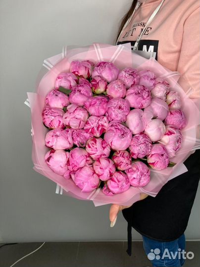 Пионы Букет пионов 7 11 15 19 21