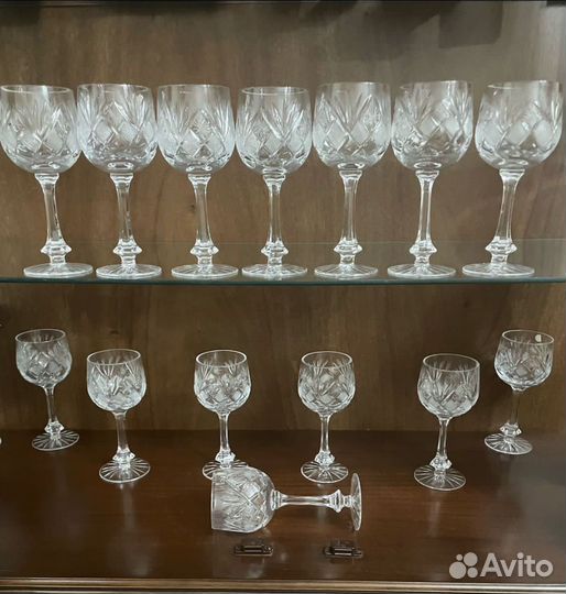 Фужеры хрустальные СССР