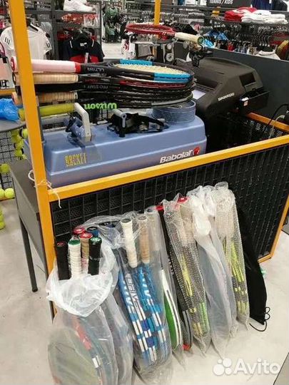 Натяжка ракеток. Перетяжка ракеток. Стрингер