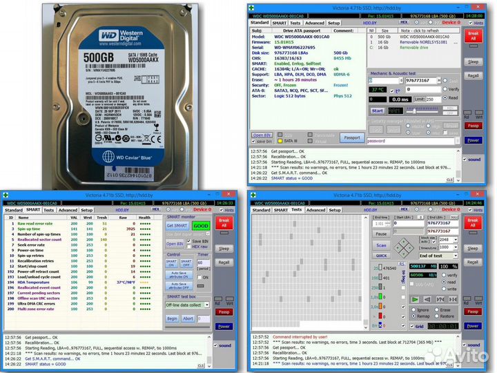 Жёсткий диск WD 500gb 3.5
