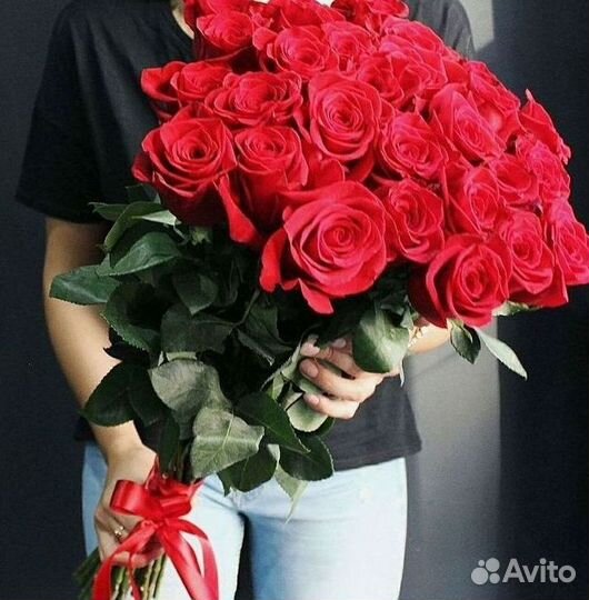 Высокие розы Гигантские розы Доставка цветов