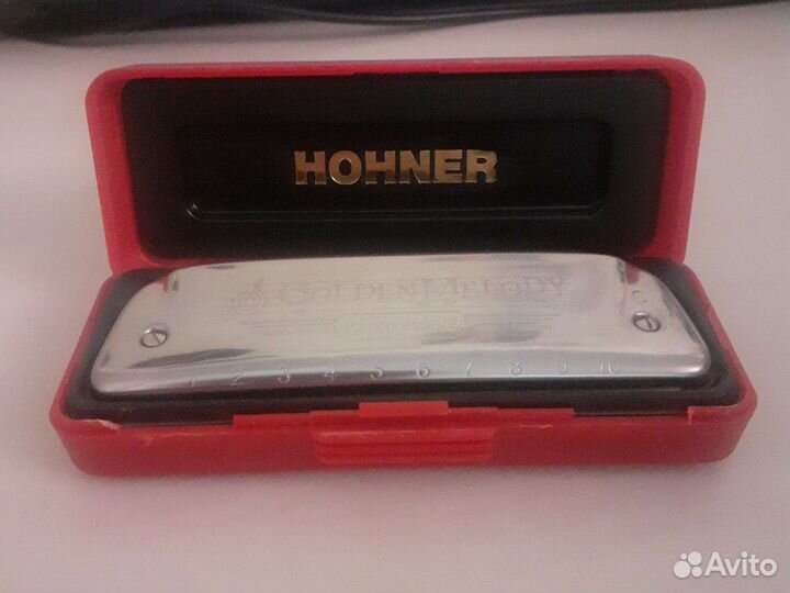 Губная гармошка hohner golden melody