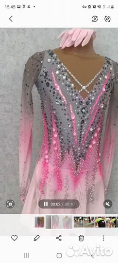 Костюм для фигурного катания 128 140