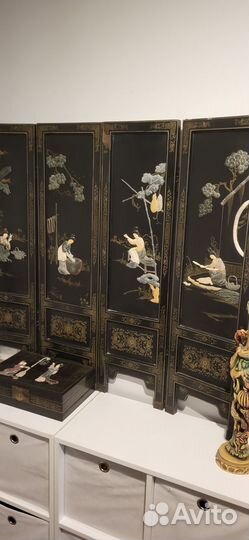 Шинуазри панно шинуазри антиквариат