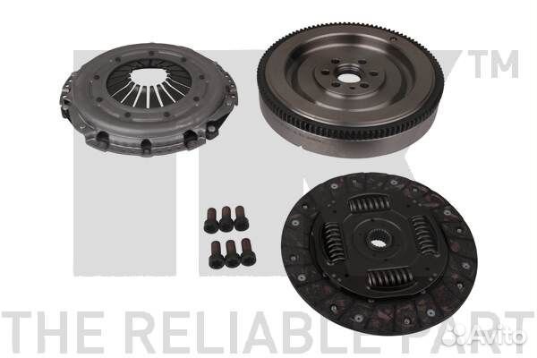 Комплект сцепления с одномассовым маховиком,без