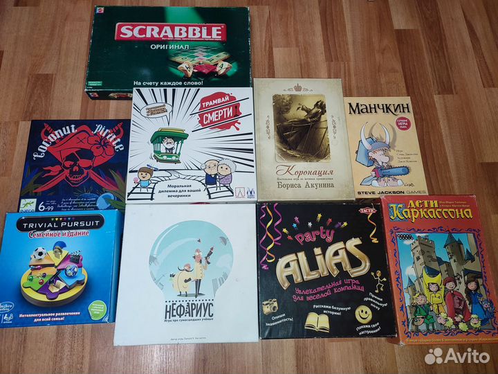 Настольные игры для детей и взрослых
