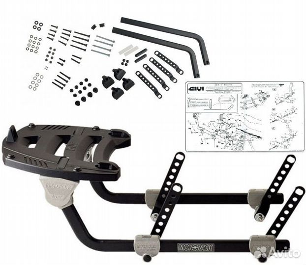 Универсальный крепеж кофра givi 322-1000F