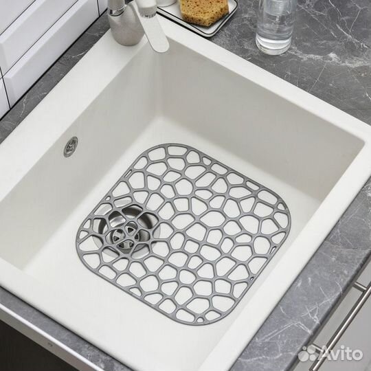 Решетка в раковину «Квадратная», 3030 см, цвет мик