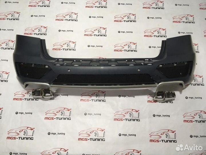 Задний бампер в сборе Mercedes ML 63 AMG w166
