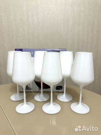 Бокалы для вина Crystal Bohemia 450мл, новые