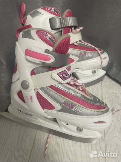 Коньки детские раздвижные 30-33