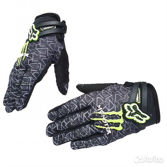 Мотокросс перчатки FOX monster