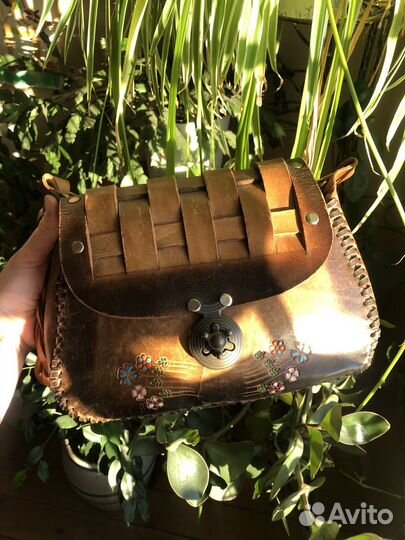 Сумка натуральная кожа мексика летняя