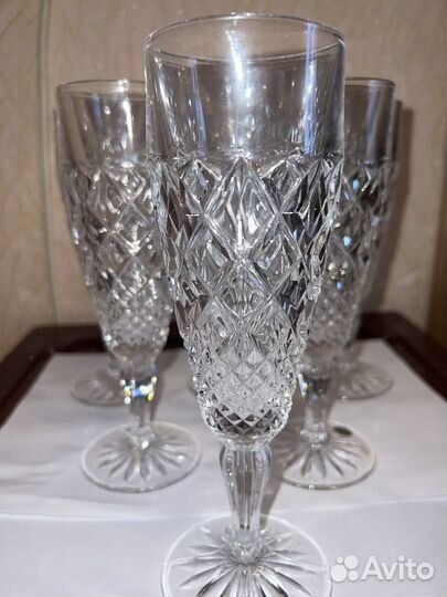 Хрустальные фужеры Чехия