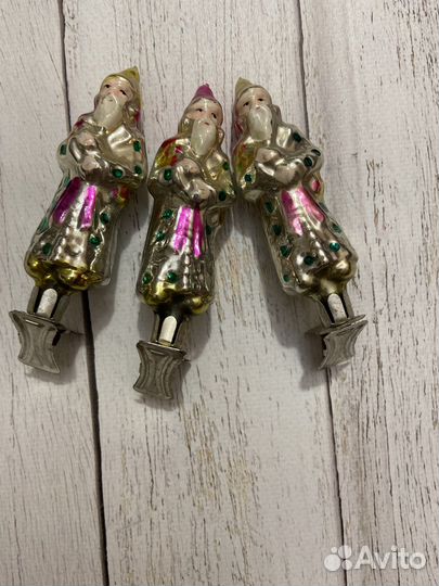 Елочные игрушки СССР на прищепке
