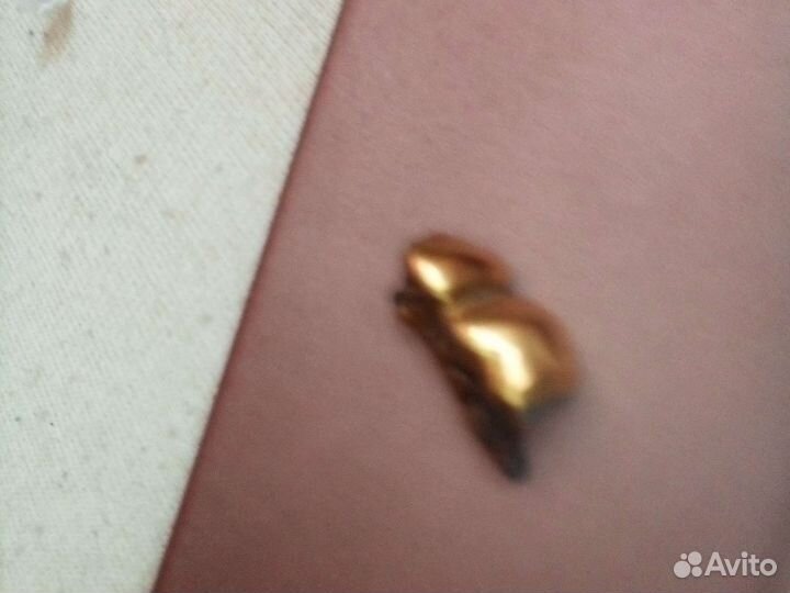 Золотой стоматологич зубной мост 2зуба