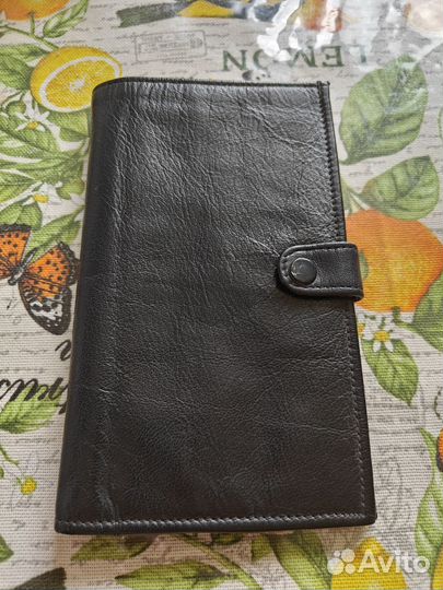 Портмоне мужской натуральная кожа 90-х