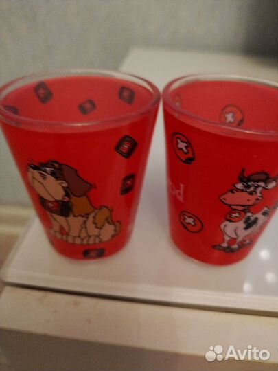 Стопки сувенирные.стекло