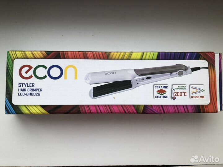 Стайлер щипцы гофре для волос