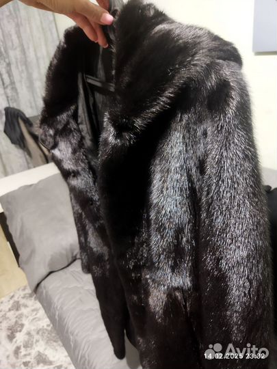 Шуба норковая 42 44 бу