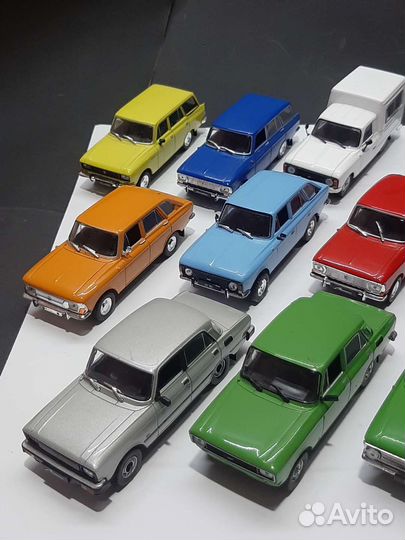 Коллекционные модели 1:43 СССР: иж, Москвич