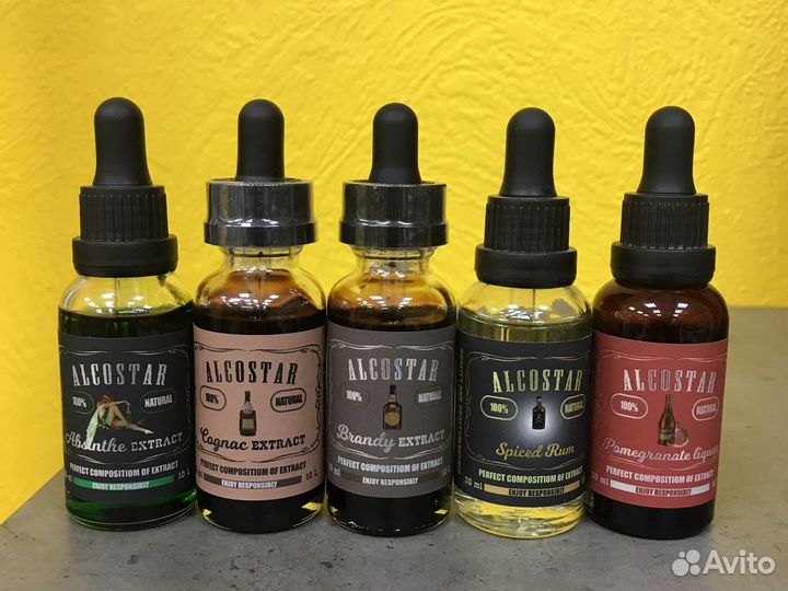 Эссенции (ароматизатор) Elix и Alcostar