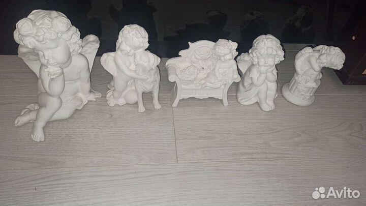 Фигурка ангел из гипса