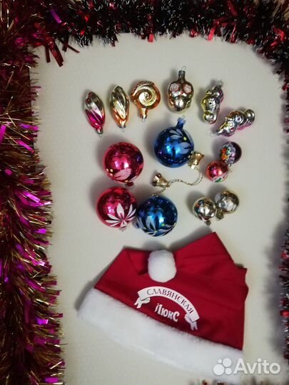 Елочные игрушки СССР